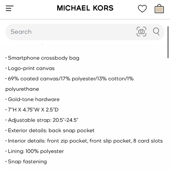 Michael Kors Jet Set Small Phone Crosbody - Fuchsia